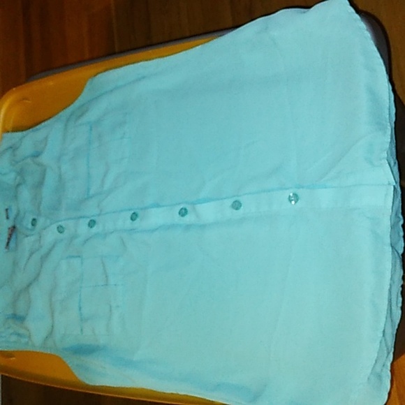 Soho Jeans brand ladies sleeveless button down shirt top size XS semi-sheer. T2 - Picture 3 of 9